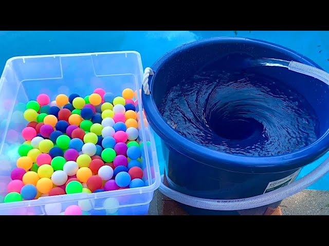 BIG WHIRLPOOL vs 500 Ping Pong Balls