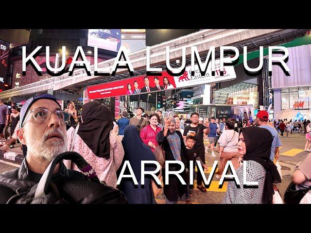 First Time in Kuala Lumpur Malaysia  Airport Rail to City Centre