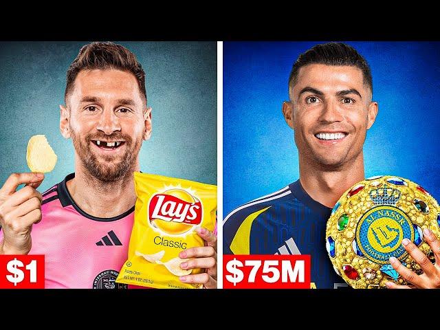 $1 VS $75,000,000 Things Football Players Bought