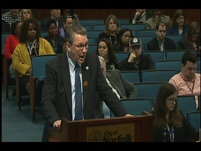Norfolk FY 2020 Proposed Budget & Council Formal Session