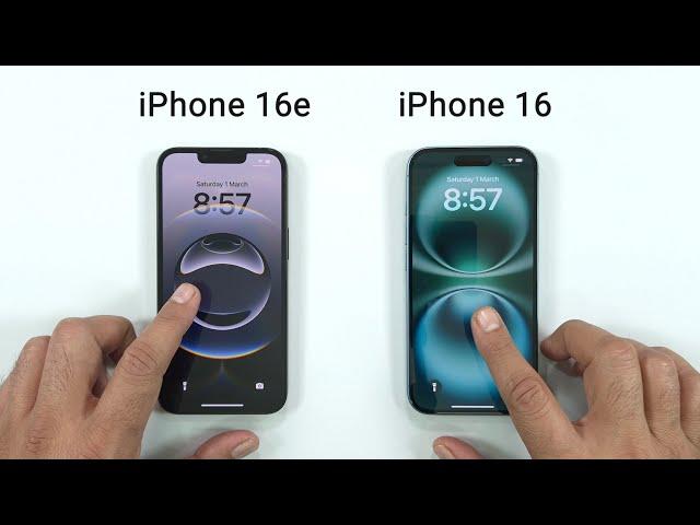 iPhone 16e vs iPhone 16 - SPEED TEST