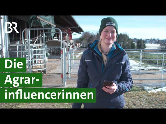 Landwirtschaft und Instagram: Agrar-Influencerinnen posten den Alltag am Bauernhof | Unser Land | BR