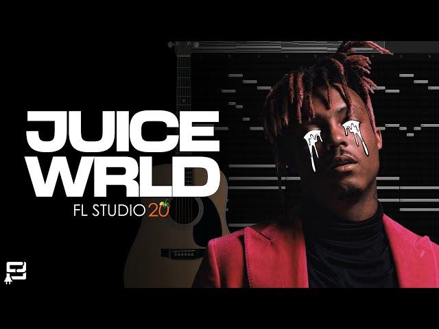 How To Make A Juice Wrld Type Beat In FL Studio 20 | Guitar & Piano Chords Tutorial
