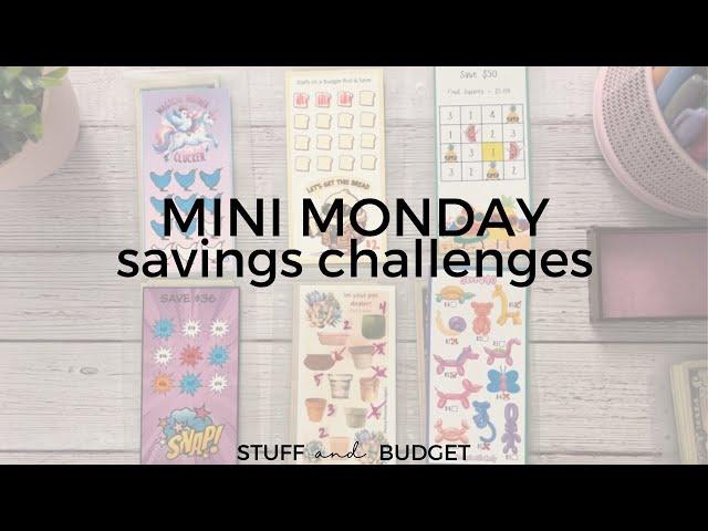 Mini Monday Savings Challenges!