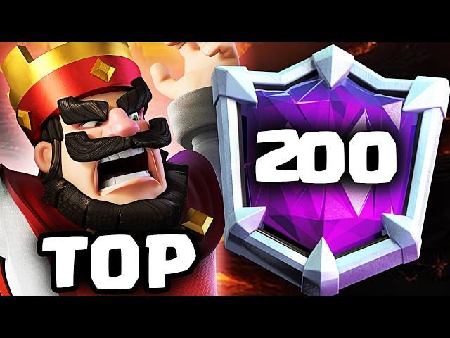 ¡LLEGUÉ al TOP 200 del MUNDO en CLASH ROYALE con MAZO RÁPIDO...!