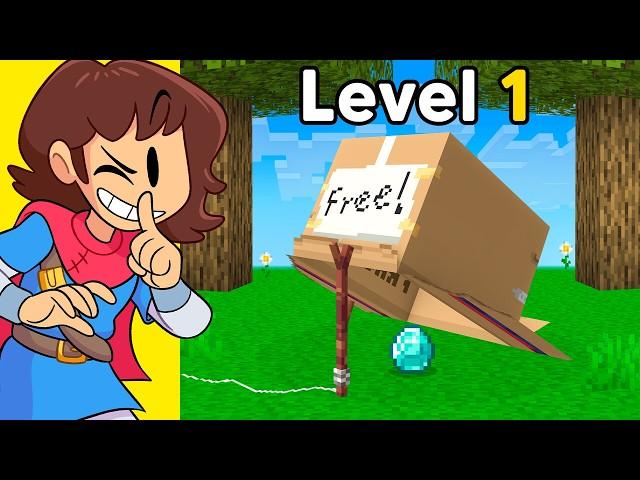 Level 1 vs Level 1000 Trap in Minecraft!