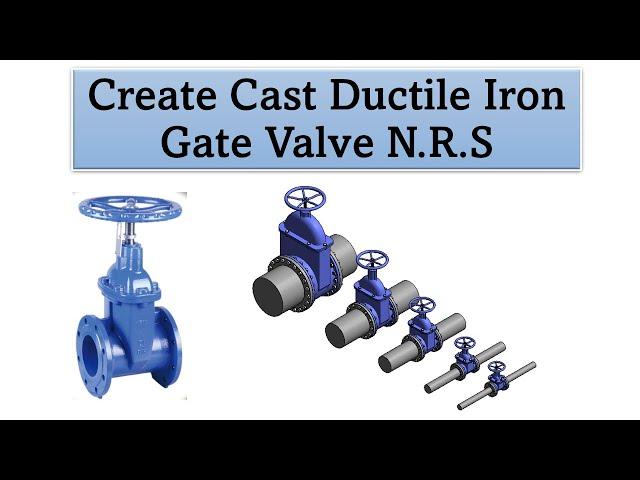 Create Gate Valve N.R.S Revit Family (Parametric)