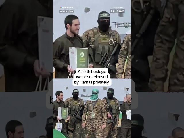 5 hostages released by Hamas in the 7th hostage-prisoner exchange