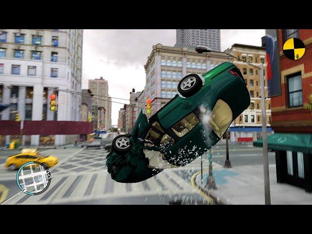 GTA 4 Crash Testing Real Car Mods Ep.123