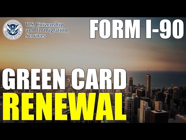 How To Renew Green Card 2022 | I 90 Application to Replace Permanent Resident Card