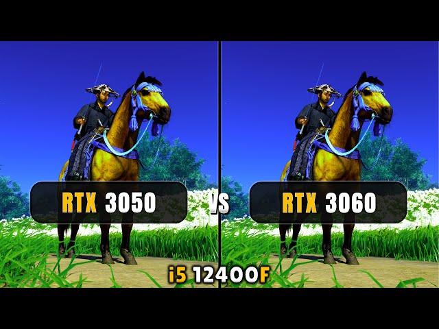 RTX 3050 vs RTX 3060 - i5 12400F - 1080p + DLSS On/Off- Test In 13 Games