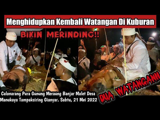 BIKIN MERINDING!!  NGURIP WATANGAN DI TENGAH KUBURAN