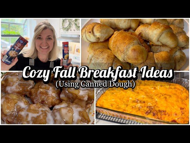 AMAZING Fall Breakfast Ideas |Breakfast Bake| French Toast Pigs In A Blanket |Apple Cinnamon Rolls