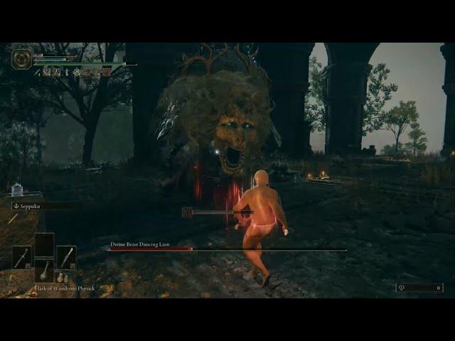 Elden Ring DLC - Divine Beast Dancing Lion (No Hit, Ancient Ruins of Rauh)