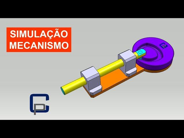 SIMULAÇÃO DE MECANISMOS MECANICOS SIMPLES #114 - CONCEITO ACIONAMENTO POR CAMES 4