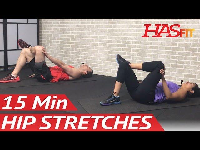 15 Min Hip Stretches: Hip Stretching Exercises for Hip Pain - Hip Stretch & Rehab Mobility Drills