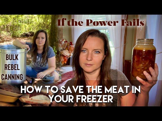 How To Save Your Freezer Meat When the Power Grid Fails