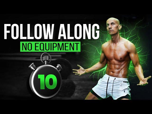 10 Minute Intense Follow Along  Workout! - Frank Medrano