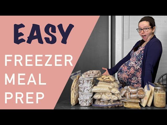 *REALISTIC* Freezer Meals for New Moms || Postpartum prep with me