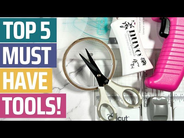  DON’T START a Scrapbook Layout without these  | 5 Tools EVERY Scrapbooker needs!