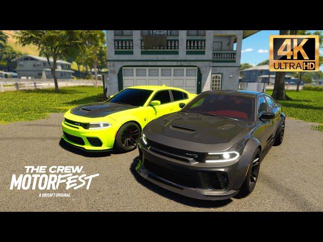 Rippin and roaring in the Hellcat Redeyes!!! | Cruise & Loud Pulls | 4K | The Crew Motorfest