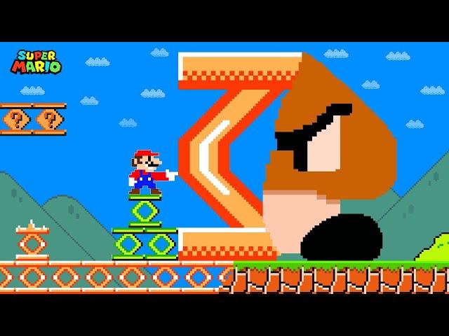 Super Mario Bros. But Everything Mario Touches Turns To Trampoline