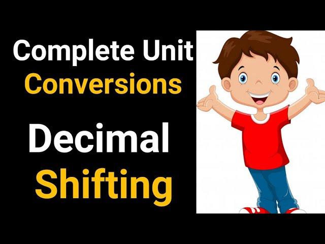 Basic Unit Conversions for PHYSICS and CHEMISTRY || decimal shifting || #NIE | Mr. Prashant