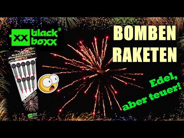 BLACKBOXX Bombenraketen - Edle Teile, aber ganz schön kostspielig!   #pyro  #blackboxx  #silvester