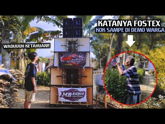 KETAHUAN !! Masak Fostex Horeg Sampai Dilempar Batu Warga Sound Bocah MR