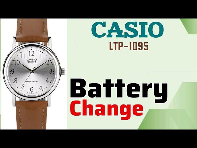 CASIO Watch LTP-1095 Battery Replacement Tutorial