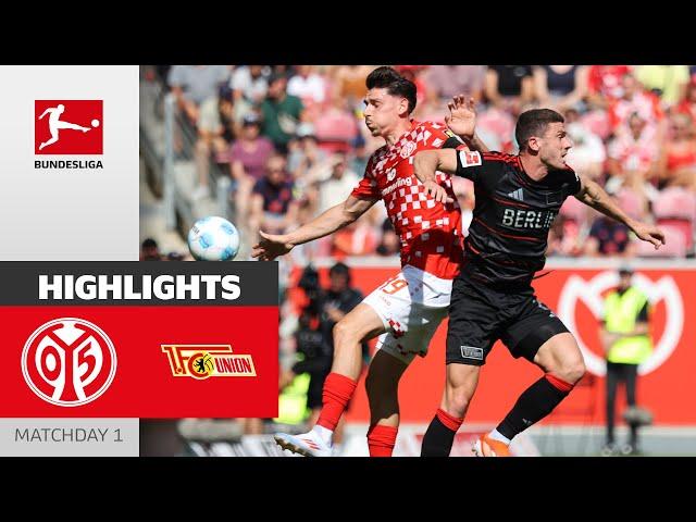 Draw in Tough Match! | Mainz 05 - Union Berlin 1-1 | Highlights | Matchday 1 – Bundesliga 2024/25