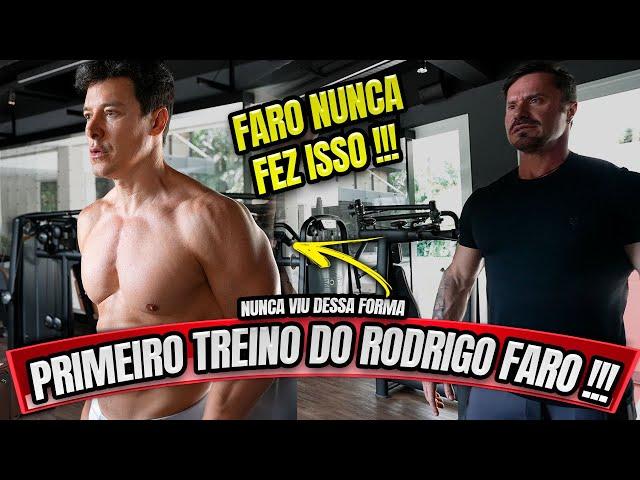 RODRIGO FARO NUNCA TREINOU DESSA FORMA - PRIMEIRO TREINO COM O CARIANI