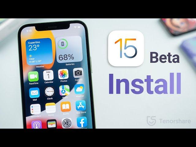 How to Install iOS 15 Public Beta on iPhone using Beta Profile, No Computer!