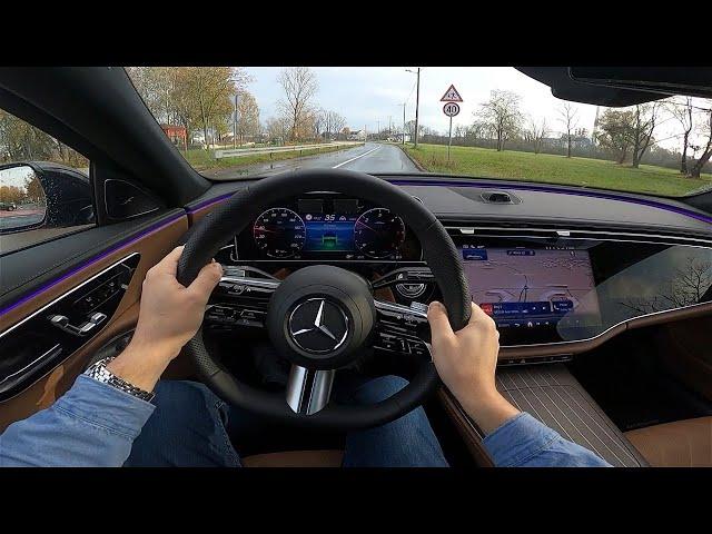 2024 Mercedes-Benz E 220 d [2.0, 197 + 23 HP] POV Test drive CARiNIK