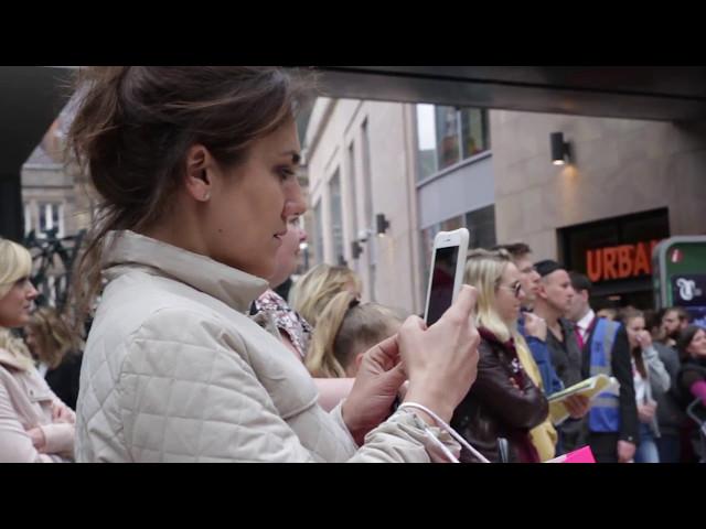 Shoppers in Leeds are completely surprised by this incredible performance!