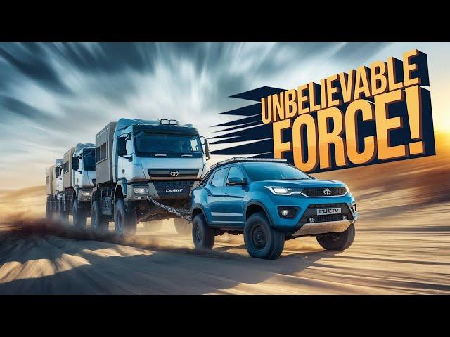 TATA CURVV PULLS 3 TRUCKS WITH UNBELIEVABLE FORCE!