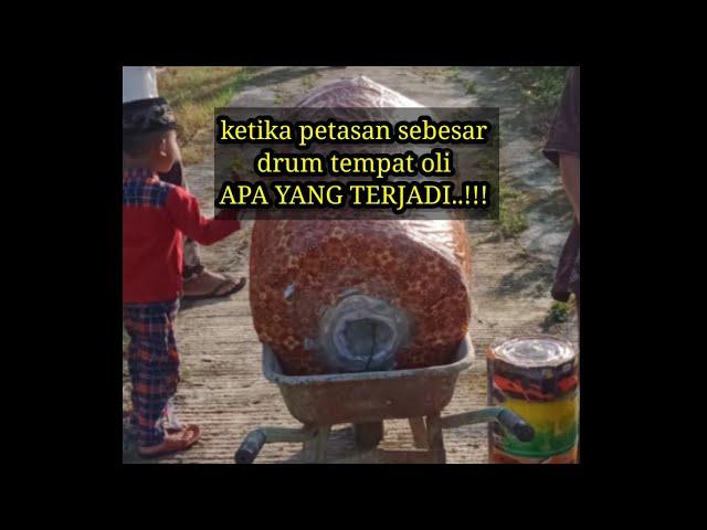 VIRAL PETASAN SEBESAR DRUM TEMPAT OLI terbesar 2022