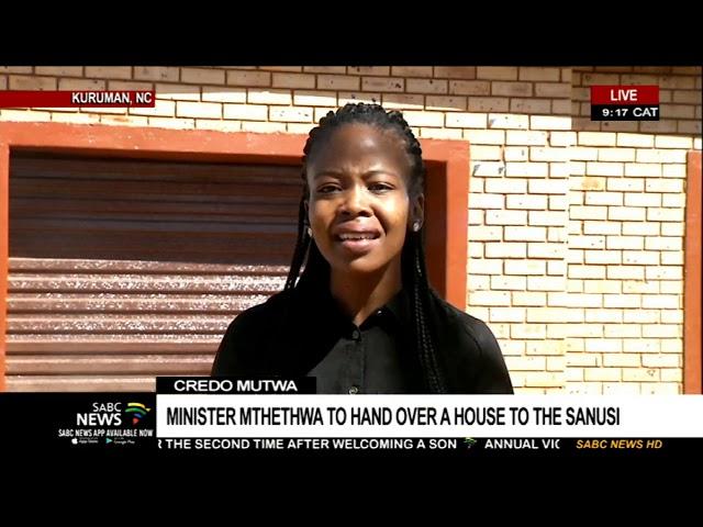 Credo Mutwa | Minister Mthethwa to hand over a house to the Sanusi