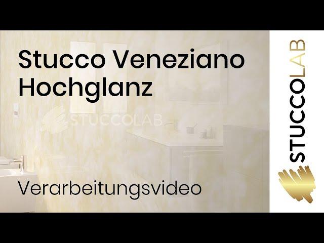 Stucco Veneziano Hochglanz | Stuccolab Verarbeitungsvideo