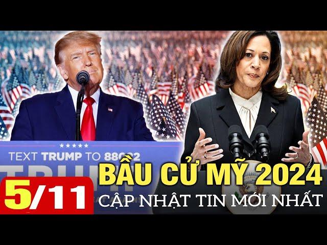 BẦU CỬ MỸ 2024 sáng 5/11: Cập nhật tin tức, Diễn biến mới nhất