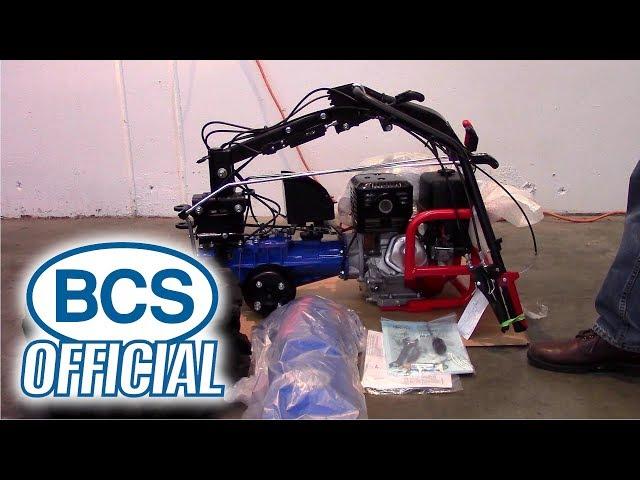 Unboxing and Setting Up a BCS Two-Wheel Tractor