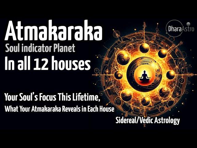 Atmakaraka in different Houses | Vedic astrology predictions | Soul significator planet #astrology