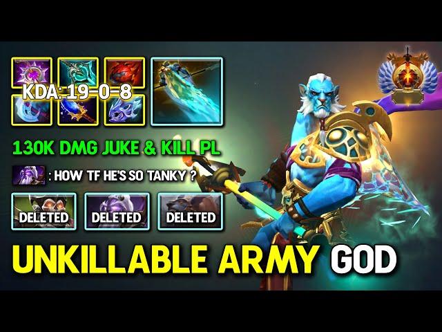 UNKILLABLE ARMY GOD CARRY Phantom Lancer Max Slotted Item With 130K DMG Juke & Kill 7.37c DotA 2