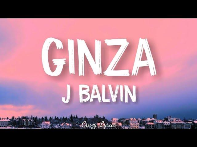 J. Balvin - Ginza (Official Lyrics Video)