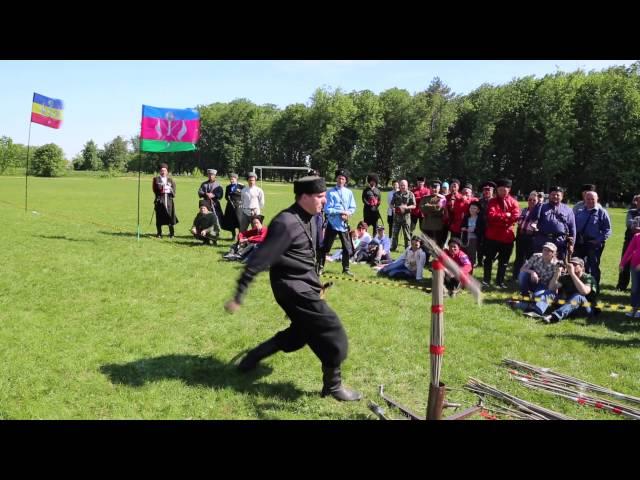 Рубка пучков лозы. Рекорд 23 лозы!!! (рубка-шашкой.рф)