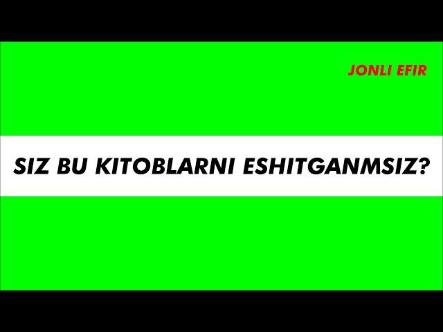 JONLI EFIR necha soat davom etadi?