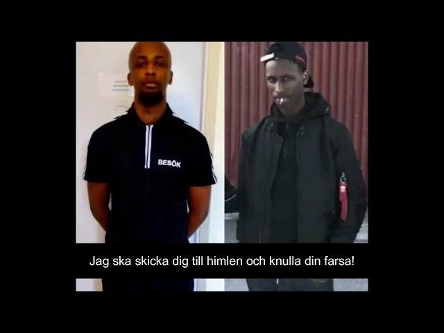 Jaffar Byn bråkar med Dödspatrullen under rättegång