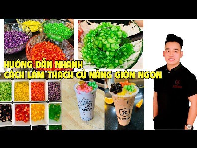 HƯỚNG DẪN LÀM TRÂN CHÂU CỦ NĂNG TOPPING TRÀ SỮA