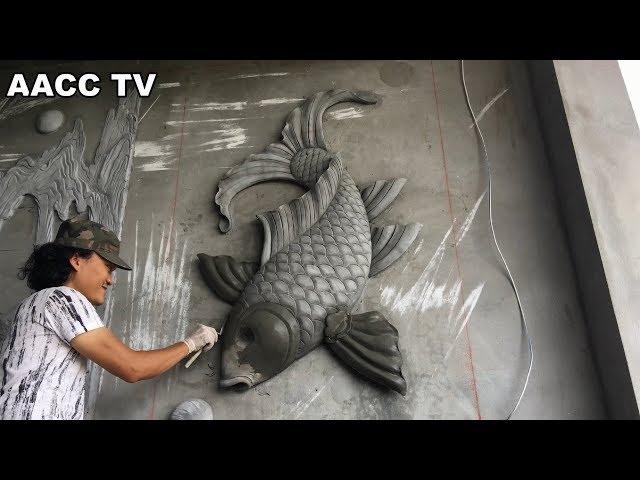 3D Rendering Technique Using the Latest Sand and Cement on Concrete Walls