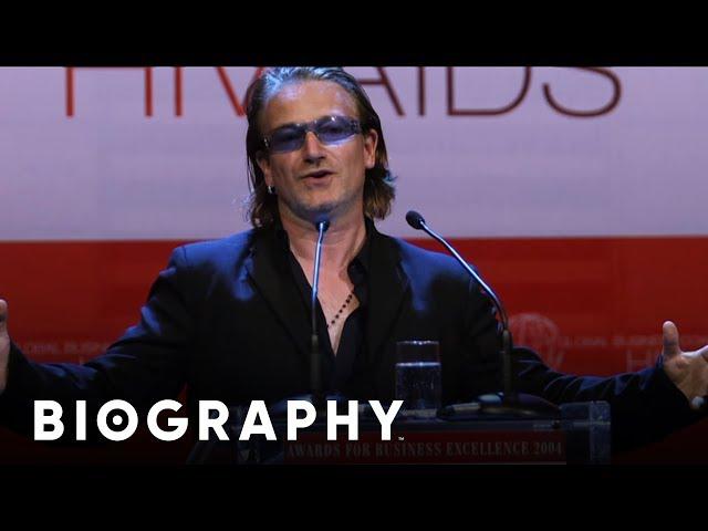 Bono - Lead Singer of U2 & Social Activist| Mini Bio | Biography